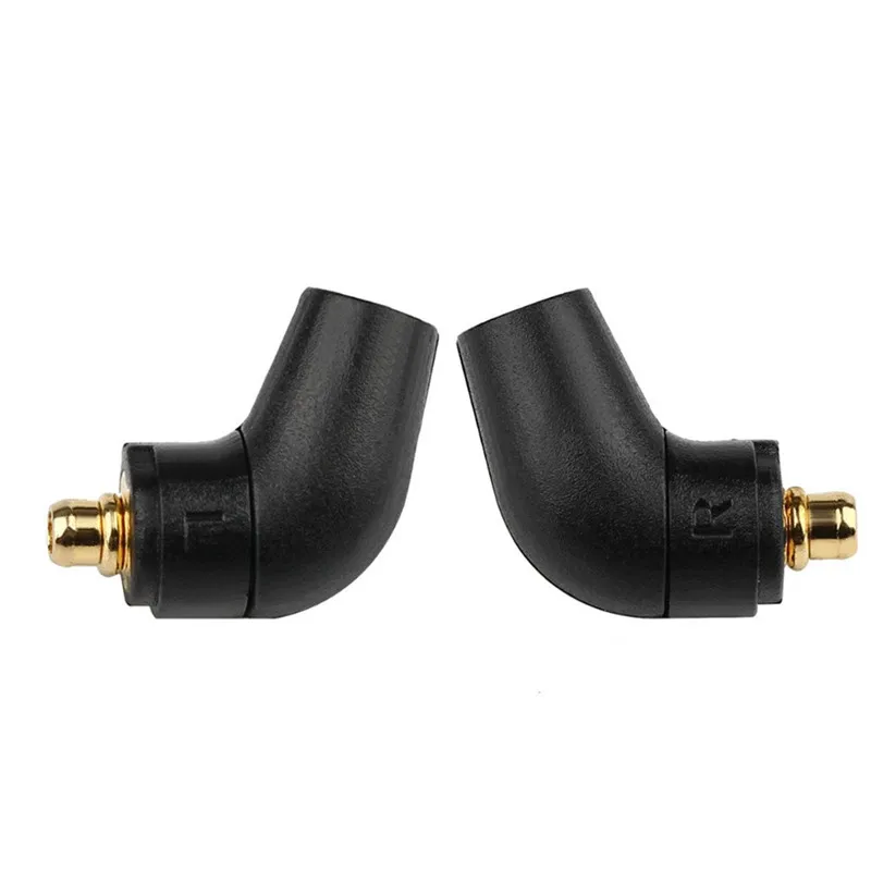 Earphone Pin Adapter 135 Degree For MMCX ER4 XR SR ER4SR ER4XR SE315 SE535 UE900 Solder Wire Plug Connector High Quality PC