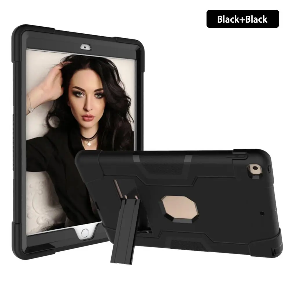 New For iPad 10.2 7th Gen 2019 Case Rugged Shockproof Heavy Duty Hybrid Three Layer Armor Defender Kids Child Proof Cover |
