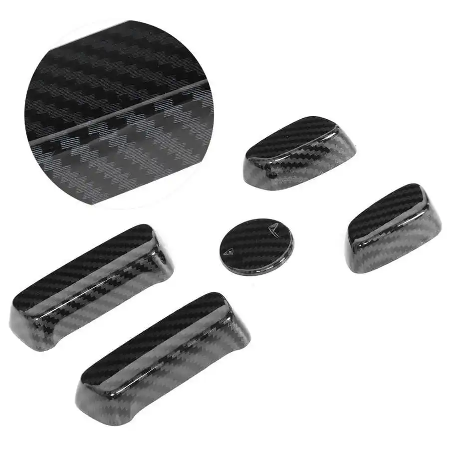 

Fit for Sienna 2015 2016 2017 2018 2019 2020 ABS Carbon Fiber Style Seat Adjustment Switch Button Cover Trim Car Styling