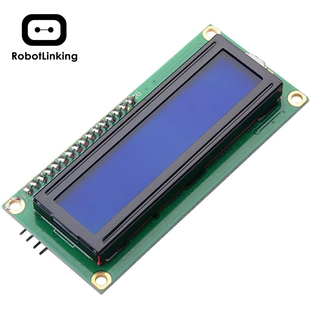 IIC/iec/TWI lcd 1602 16x2 модуль адаптера последовательного интерфейса Синяя подсветка для