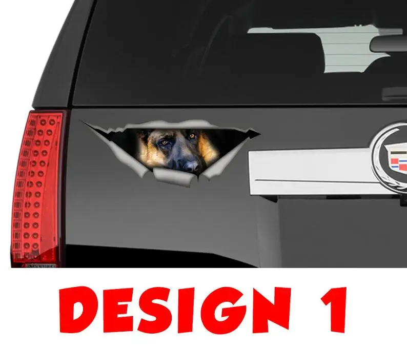 

German Shepherd decal, pet decal , car decal, german shepherd sticker