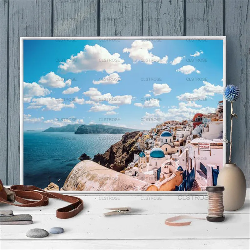 

Diy Landscape Painting Diamond Painting Home Decoration Square Diamond Round Diamond Modern Home Living Room Decoration
