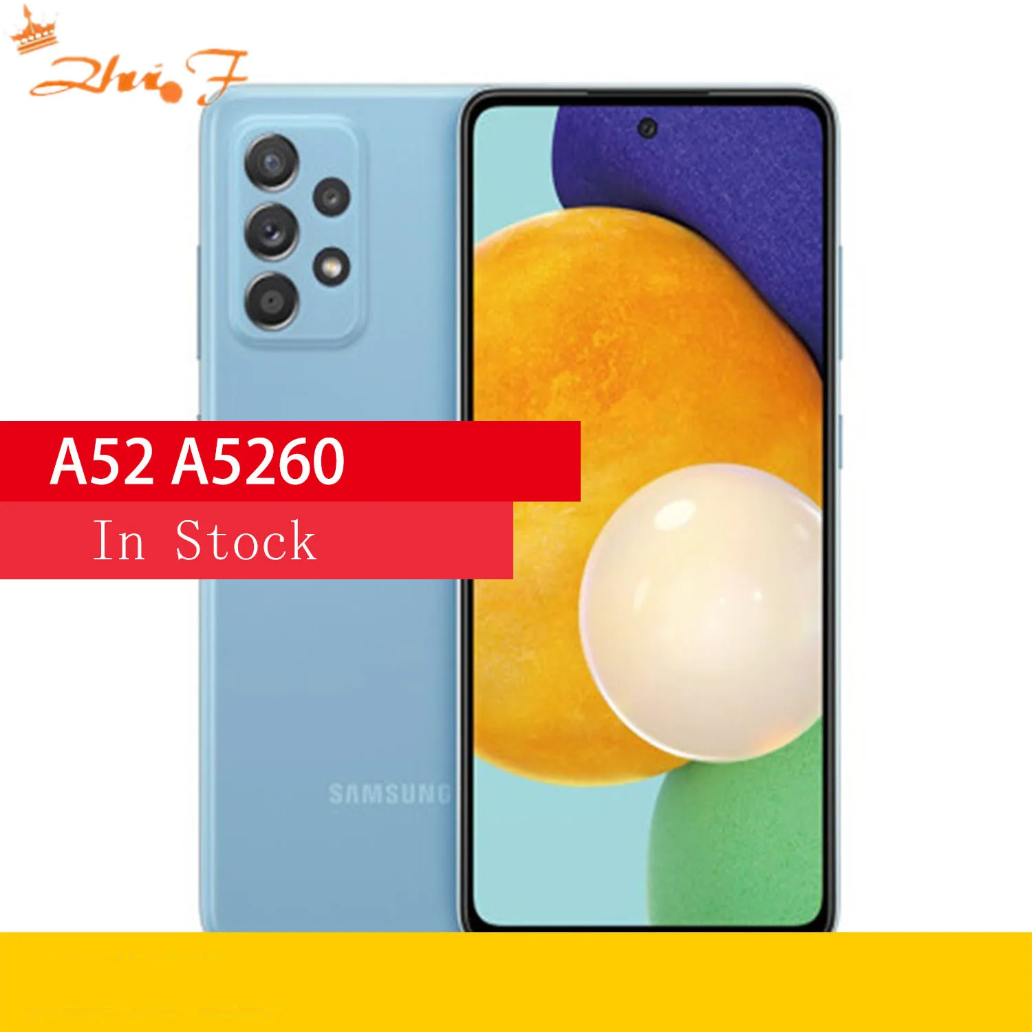 

Samsung Galaxy A5260 5G Smartphones Android 8GB 128/256GB 6.5“ FHD+ Snapdragon 750G Octa core 64MP AI Quad Cam Mobile Phones