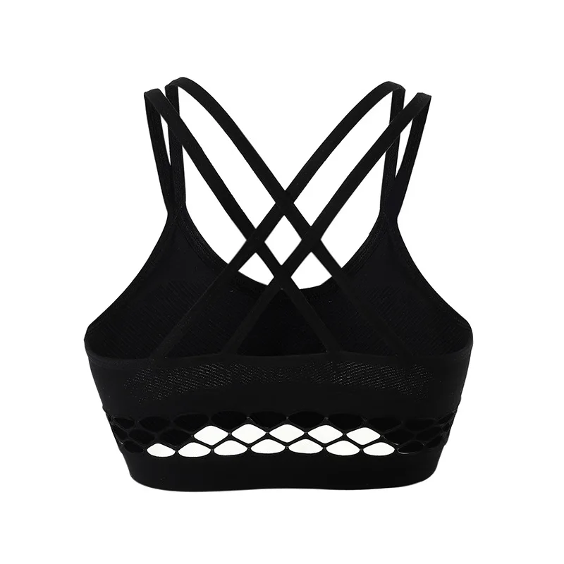 

High Support Sports Bra Top Women Gym Brassiere Sport Bh Fitness Seamless Push Up Bra Padded Sports Top Active Wear Women Tops