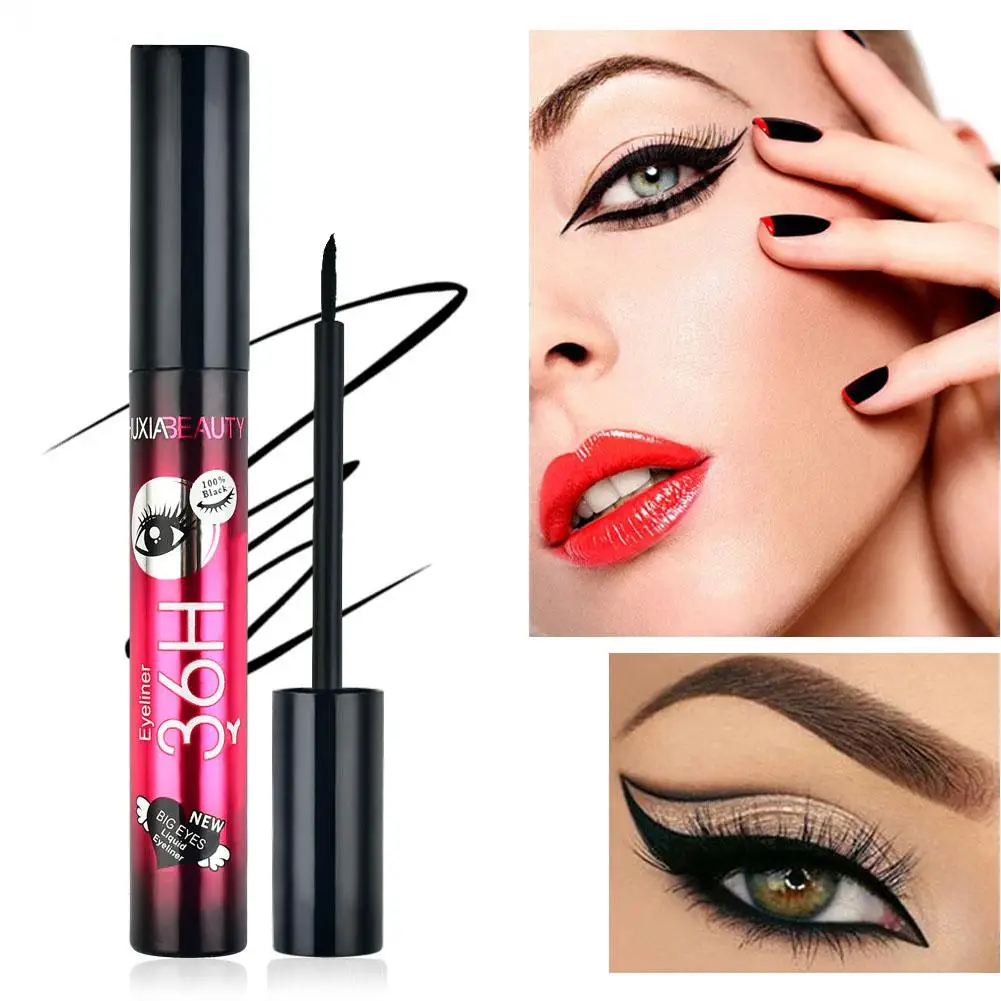 

Liquid Eye Liner Waterproof Sweatproof Color Stay Smudge-proof Hard Head Lazy Female Eyeliner