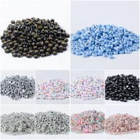 acrylic beads 100pcs round flat mixed letter alphabet digital cube loose spacer beads for jewelry making diy bracelet handmade