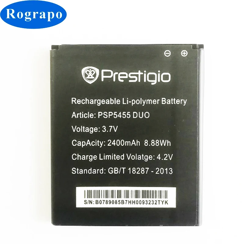 Аккумулятор PSP5455DUO для Prestigio PSP5455 DUO сменный аккумулятор 2400 мАч сотовых мобильный