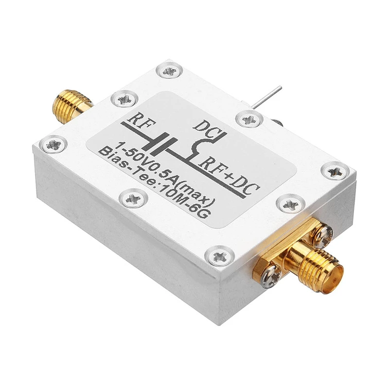 RF Biaser Bias Tee 10MHz-6GHz DC Blocker коаксиальный канал для HAM Radio RTL SDR LNA низкий уровень шума
