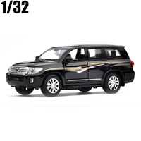132 toyota land cruiser diecasts toy vehicles car model with sound light collection car toys for boy children gift