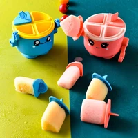 new arrival children diy plastic popsicle mold tray cream mold ice tray lolly maker frozen ice cream pop baking moulds popsicle
