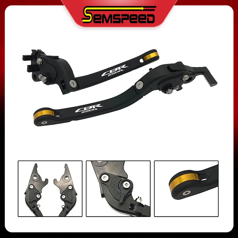 

Brake Clutch Levers For Honda CBR250R 2011-2013 Motorcycle CNC Aluminum Adjustable Folding Clutch Brake levers