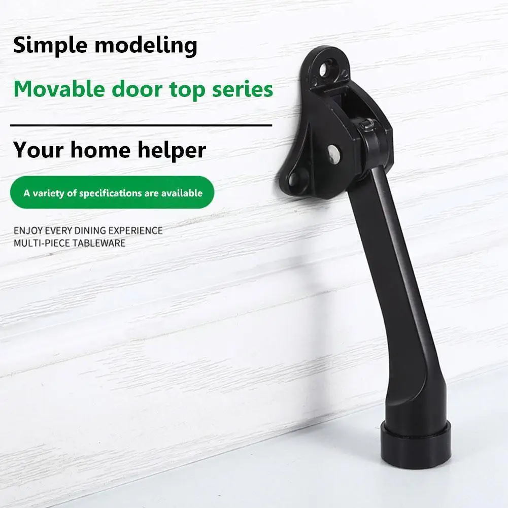 

Door Stop Stopper Holder Kit Keep Door Stay Open Garage Door Floor Punching Hidden Gate Sticker Non Bedroom Mounted Rubber C2E7