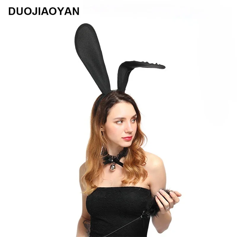 Вечерние вечерние Хэллоуин повязка на голову сексуальные шерстяные ободок с