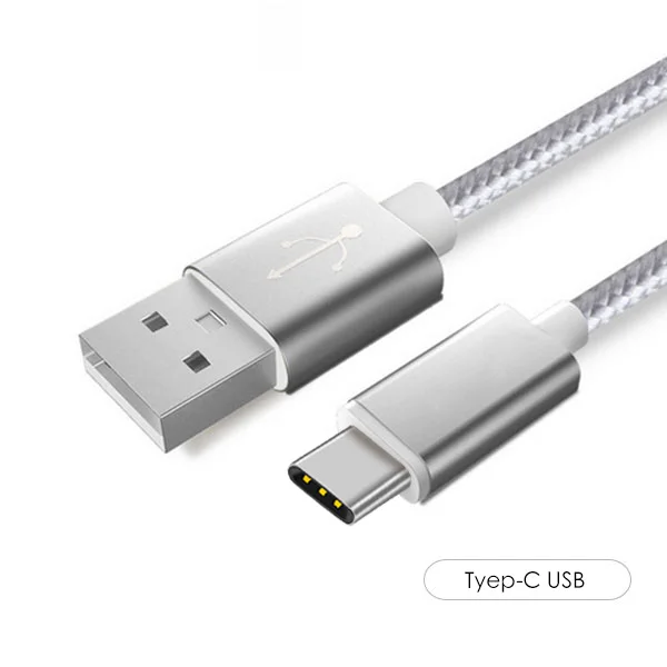 Silver Кабель usb type C для быстрой зарядки SUPTEC 2.5A для huawei P9 P10 P20 type c, зарядное устройство для Xiaomi Mi 8 samsung Galaxy S10 S9 - Цвет: Silver