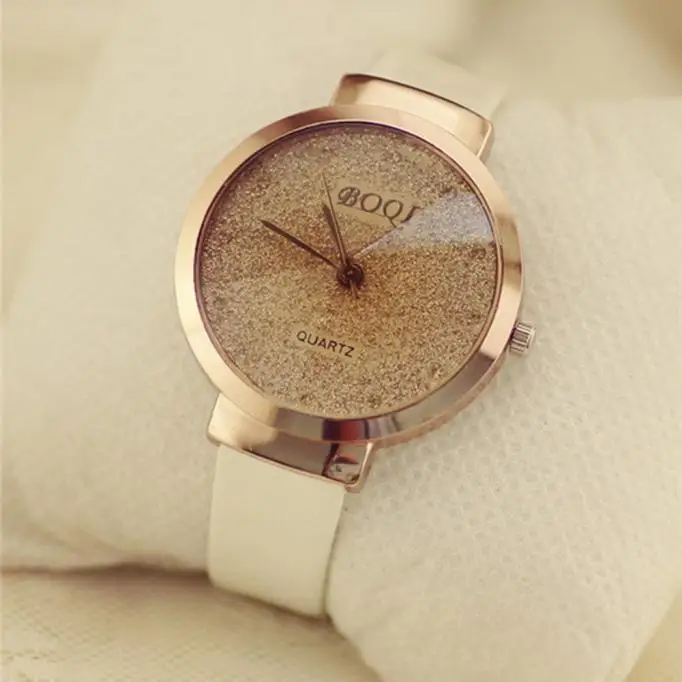 Женские часы девушка Роскошные пески Звездное простой темперамент кварцевые