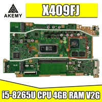 akemy x409fj notebook mainboard w i5 8265u cpu 4gb ram v2g for vivobook x409 x409f x409fj laptop motherboard mainboard test ok