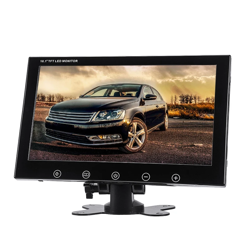 Pohiks 1 шт. ультратонкий портативный HD Автомобильный экран мини ТВ TFT LCD монитор