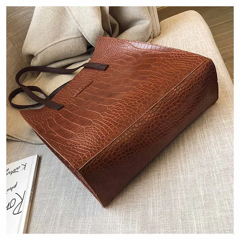 Модные женские сумки с крокодиловым узором кожаные дамские сумочки роскошные