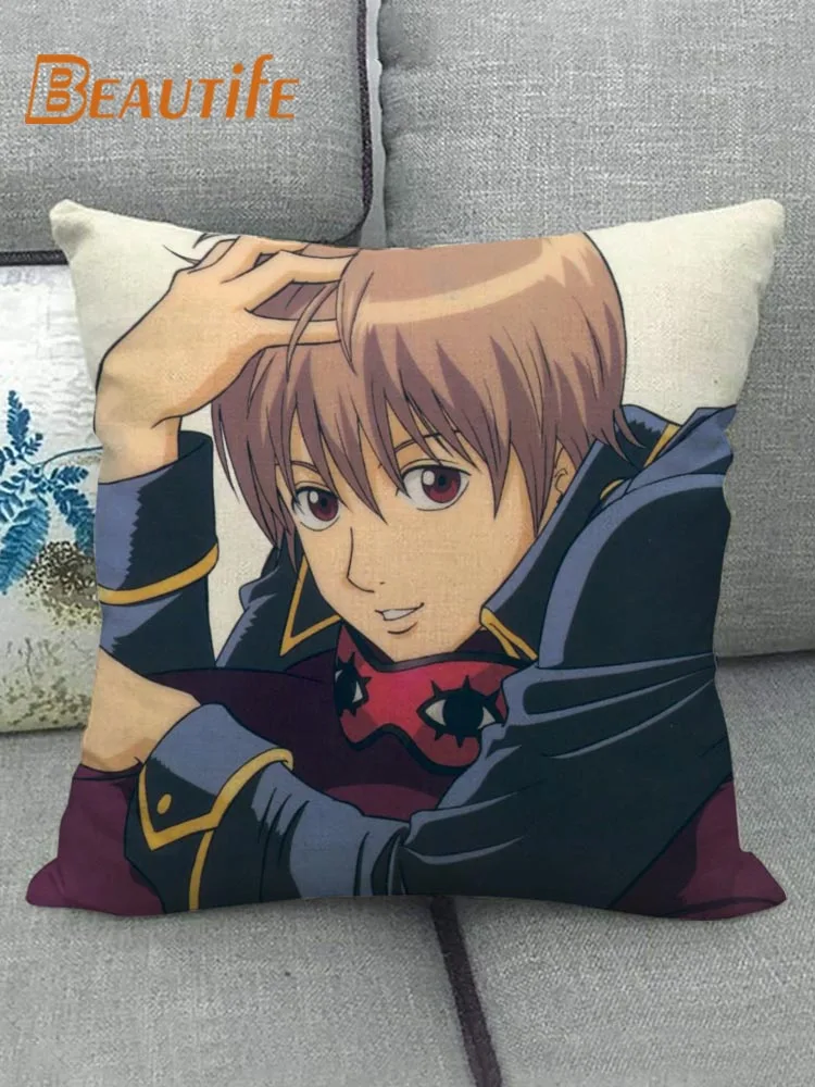 Пользовательский Gintama Okita Sougo чехол для подушки аниме Свадебная искусственная