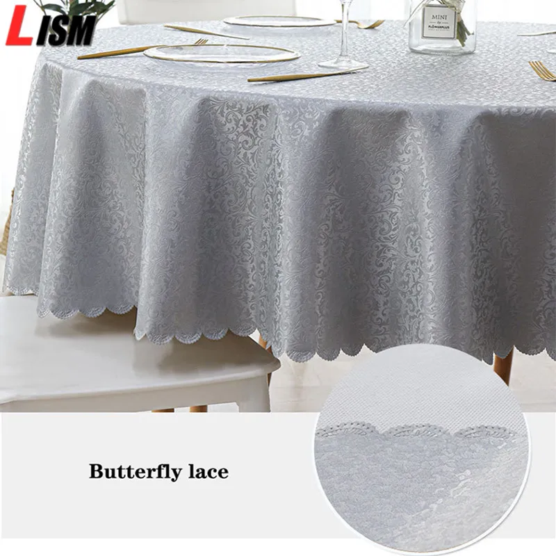 Водостойкие скатерти для круглых столов маслостойкий анти-обжигающий