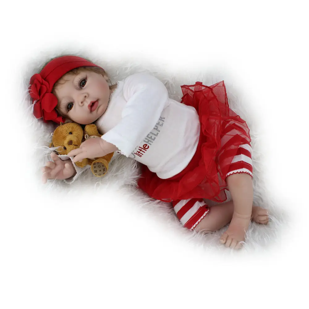 Мягкая виниловая детская игрушка-младенец 22 дюйма | Игрушки и хобби