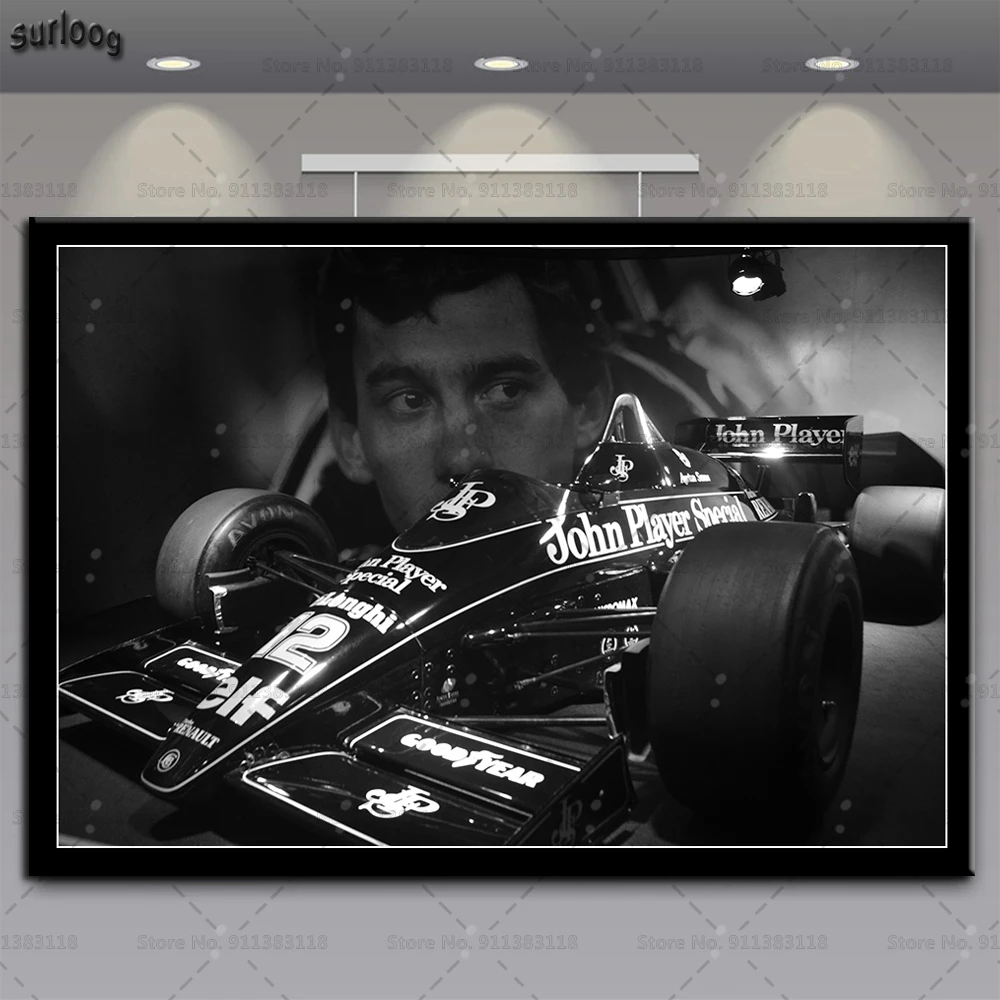 Постеры и принты Айртон Сенна Спорт F1 гонки звезда Чемпион настенные