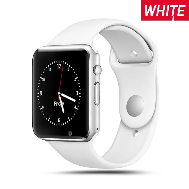 Белый Bluetooth A1 Смарт часы спортивные наручные часы Поддержка 2G SIM TF камера Smartwatch для телефона Android для мужчин женщин PK GT08 DZ09 Q18 Y1 V8 - Цвет: Белый