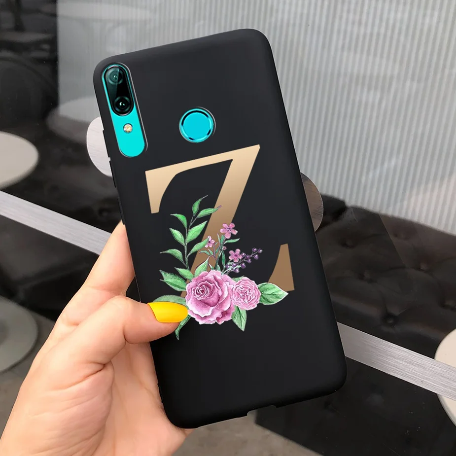 С милыми буквами крышка для Huawei P smart 2019 чехол POT-LX1 силиконовый мягкий полное