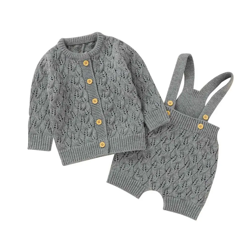 Baby Rompers Sleeveless Newborn Infant Boy Girl Solid Knitted Jumpsuits Outfits One Piece Toddler Kids Sweaters Overalls Clothes | Детская