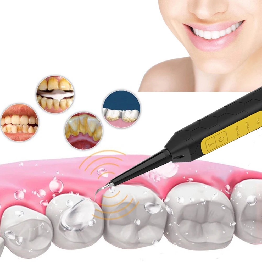 

Ultrasonic Calculus Remover 3 Modes Electric Dental Scaler Oral Irrigator Teeth Whitening Tartar Scraper Tooth Cleaner Portable