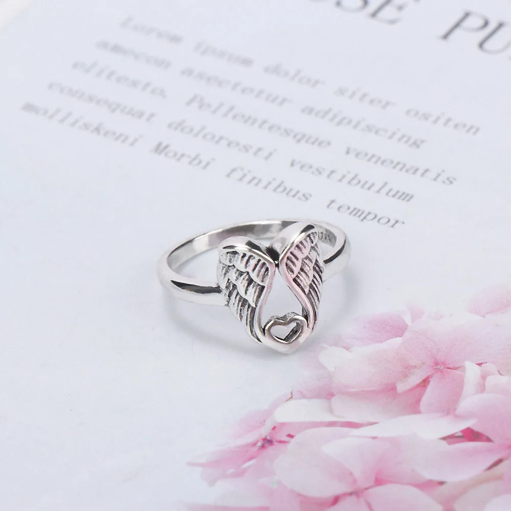 Женское кольцо из сплава женские Крылья Ангела полая форма Любовь Свадебные