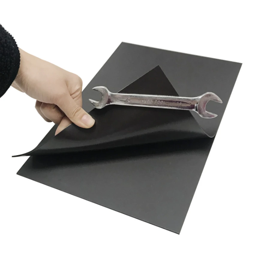 А4 магнитные листы черные Магнитные Коврики для холодильника фото и резки