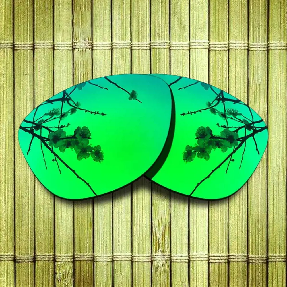 

Polarized Replacement Lense For-Oakley Frogskins Sunglasses Frame True Color Mirrored Coating - Green Color Available