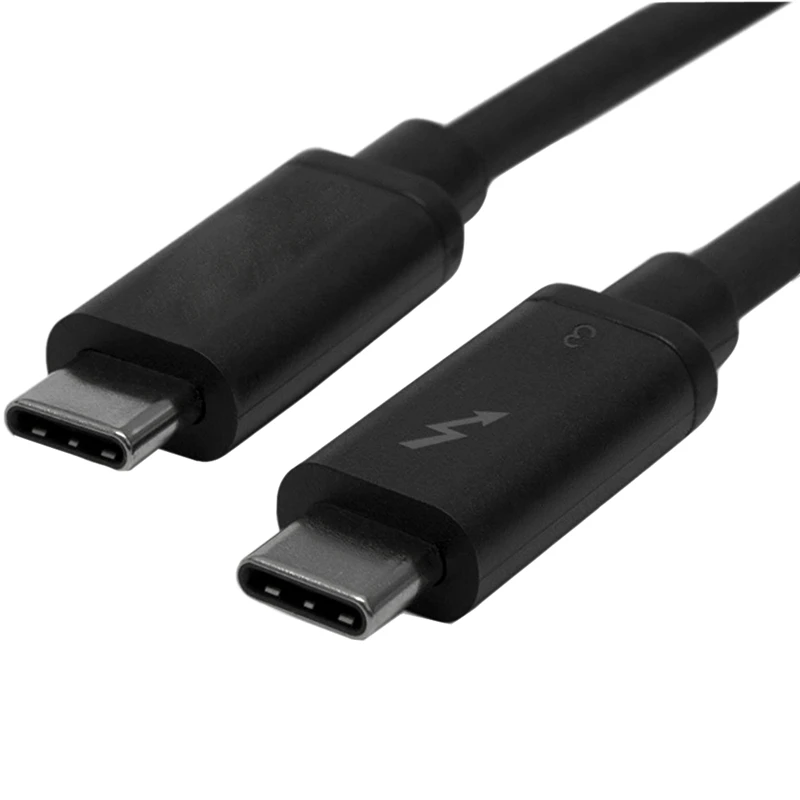 Кабель Thunderbolt 3 Usb 1 Usb-C Male To 40 Гбит/с к кабель 50 см | Электроника