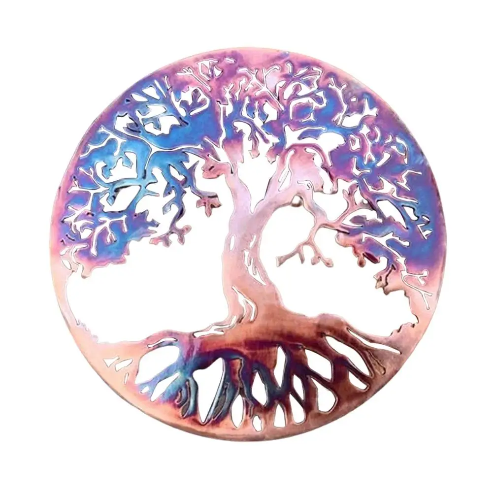 

Настенное художественное украшение «Древо жизни», металлические поделки, Модный Железный художественный декор, мотивационные настенные у...