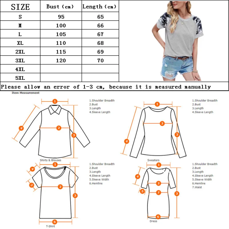 

2021 new solid color V-neck short-sleeved T-shirt with slit hem for women