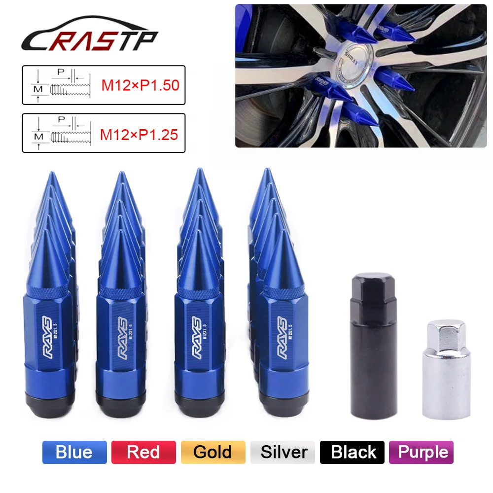 RASTP алюминиевый сплав лучи гоночная композитная гайка Противоугонная стальная