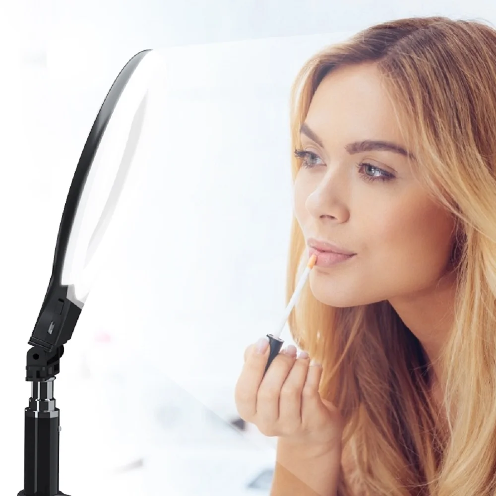 Светодиодный кольцевой светильник для фотосъемки с регулируемой яркостью