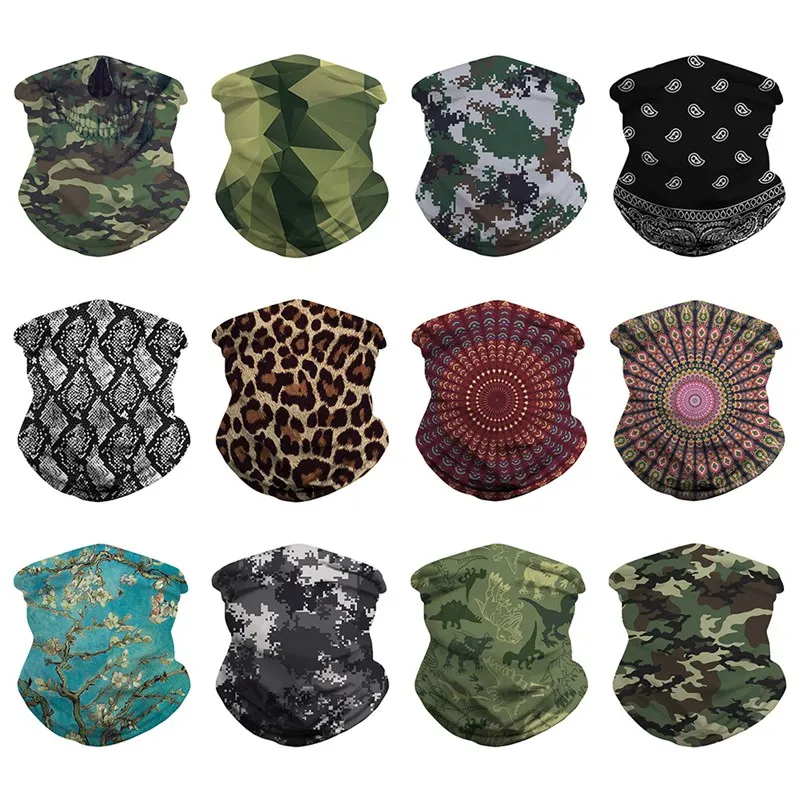 Ветрозащитный шарф для велоспорта с защитой от УФ-лучей маски лица головной убор