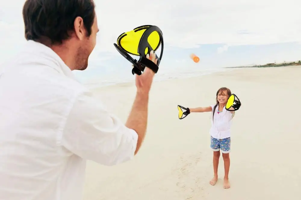 

Handball Toy Catching Ball Throwing Ball Interactive Sports Game Clip Ball Child Hand Grab Racket Parent-Child Sports