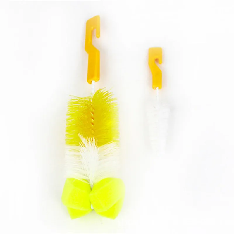 Щетка для мытья детских бутылочек с вращающейся на 360 градусов головкой | Мать и