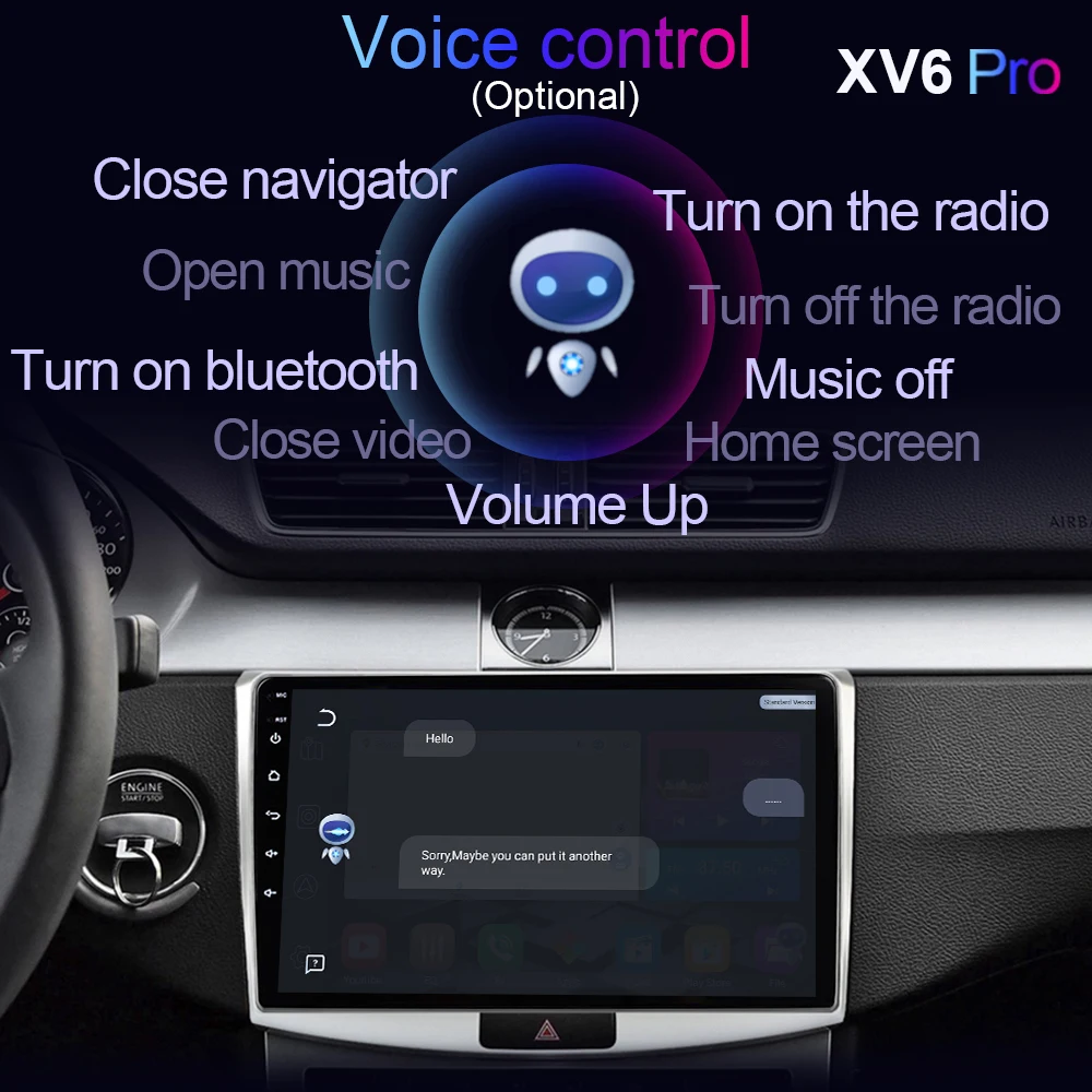 XIMA XV6 Pro Android 10 2 din DVD Carplayer Car Radio Multimedia Video Player Navi GPS For VW Passat B6 B7 CC 2010 - 2016 8 Core |