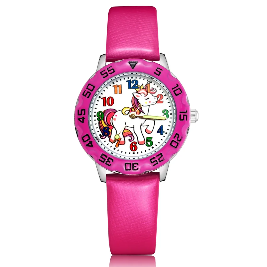 Детские часы с милым мультяшным пони спортивные из желейной кожи новые модные
