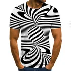 Мужская футболка с коротким рукавом, Повседневная Удобная футболка с 3D-принтом, лето 2020