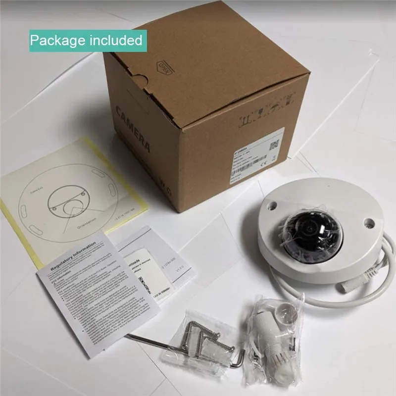 

Orginal DH AI Series 5MP IR 50m Dome IP Camera H.264+ H.265+ Built-in Mic and IR LED Suppport SD Card 256G Waterproof