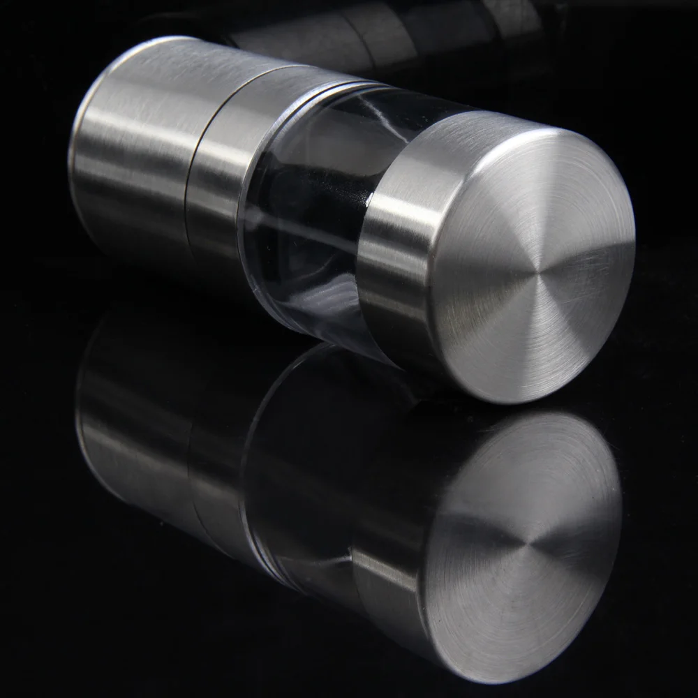 

Manual Pepper Mill Simple Stainless Steel Salt Pepper Mill Grinder Home Muller Kitchen Tool Spice Sauce Grinder