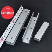 8pcs aluminum alloy lengthen glass clamp glass shelf brackets shelf holder supports brackets clamps for 16 18mm glass