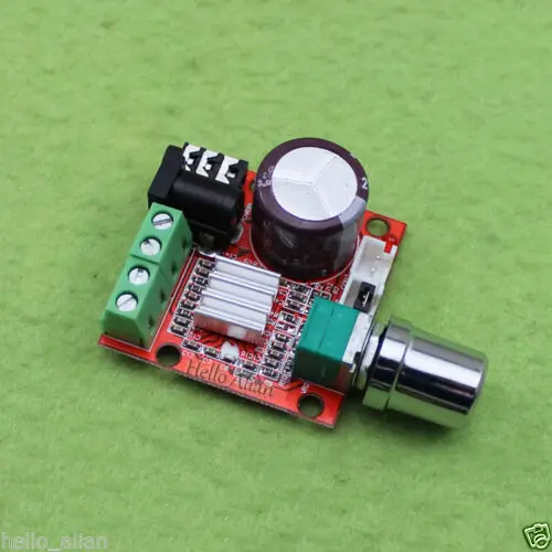 DC 12 В аудио стерео усилитель мощности AMP плата класса D двухканальный 10 Вт + Hi-Fi 2 0