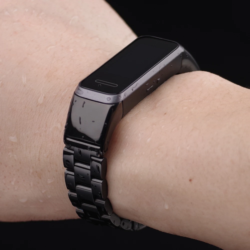 Ремешок для Huawei Band 4 металлический браслет из нержавеющей стали совместимый с Honor