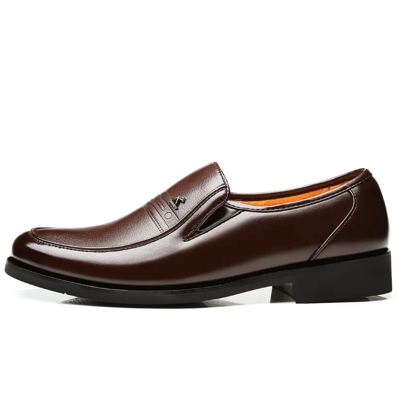 Мужская деловая обувь в Корейском стиле кожаная деловом мужская большого